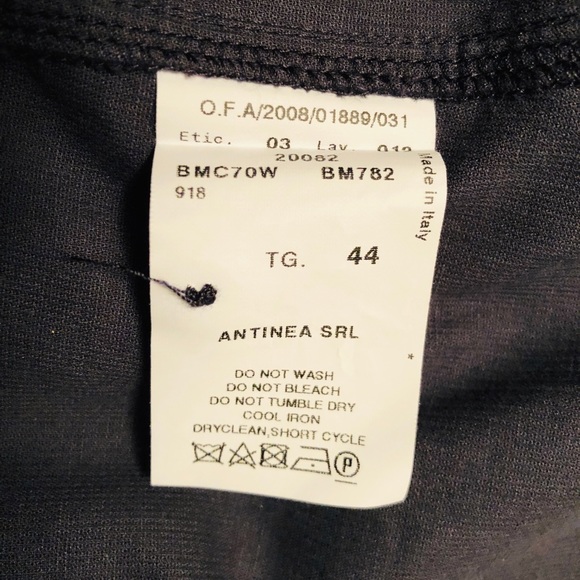 Armani Collezioni Grey Velvet Blazer - Picture 6 of 7